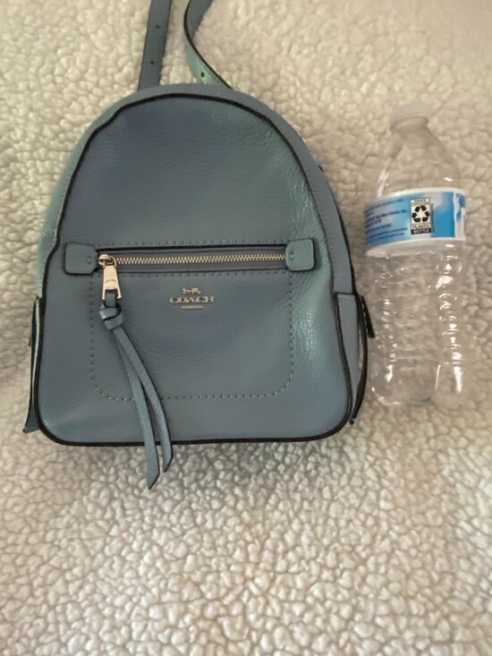 Coach Andi Mini Backpack in Ice Blue/Light Blue main image 5